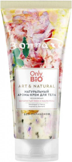 Арома-крем для тела увлажняющий «Бархатистый пион и масло розы»