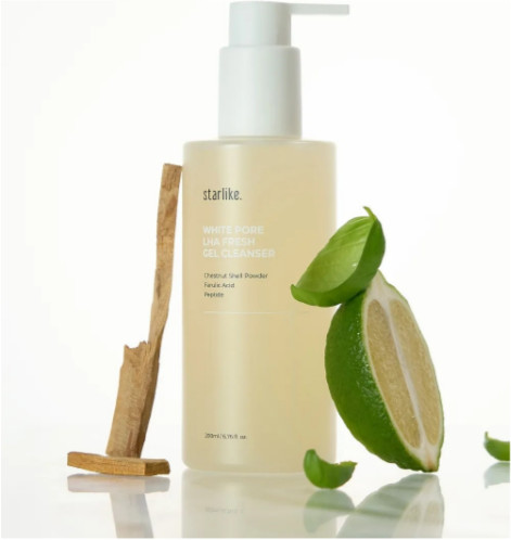 Гель-пенка для сужения пор «White Pore LHA Fresh Gel Cleanser»