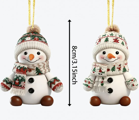 Набор елочных игрушек «2 снеговика»