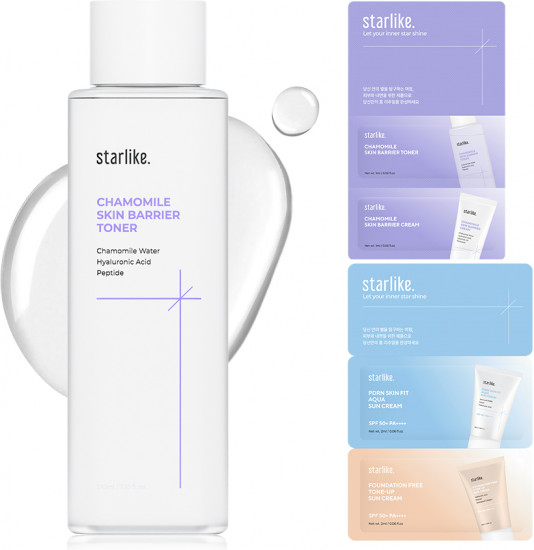 Укрепляющий тонер с ромашкой «Chamomile Skin Barrier Toner»