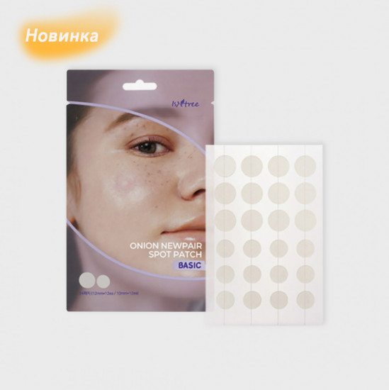 Тонкие точечные патчи от воспалении с красным луком «Onion Newpair Spot Patch Skin Fit»