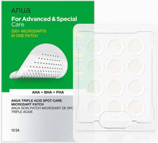 Игольчатые точечные патчи с кислотами «Triple Acid Spot Care Microdart Patch»