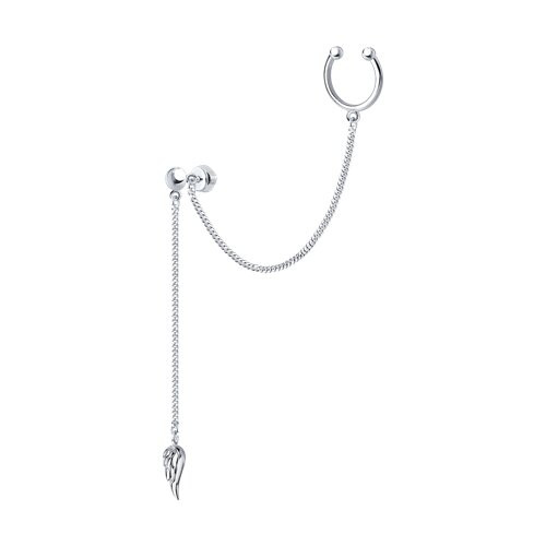 Серьга из серебра