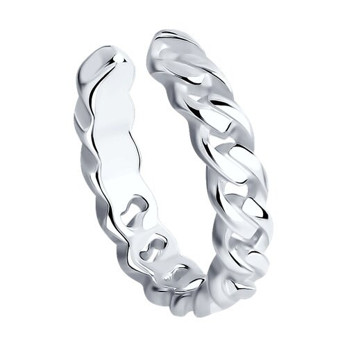 Серьга-кафф из серебра