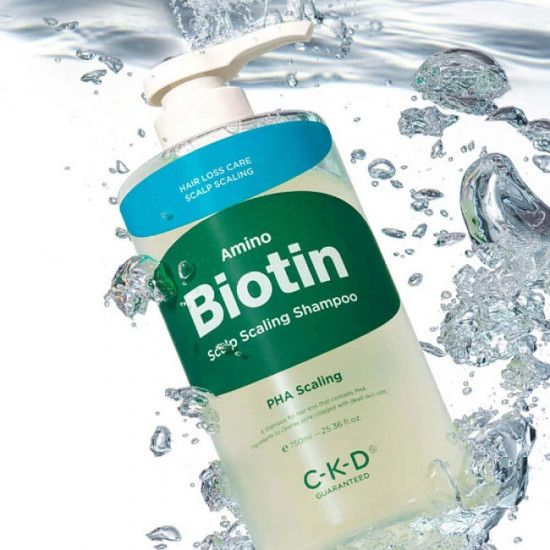 Шампунь для глубокого очищения волос с биотином «Amino Biotin Scalp Scaling Shampoo»