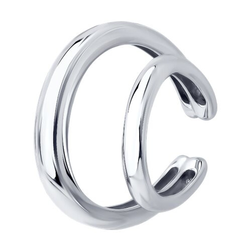 Серьга-кафф из серебра