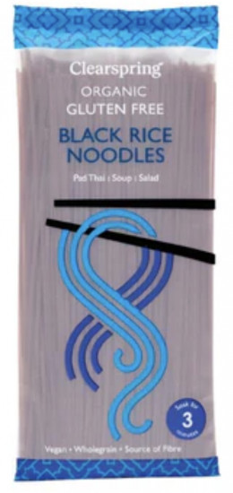 Лапша из чёрного риса органическая безглютеновая