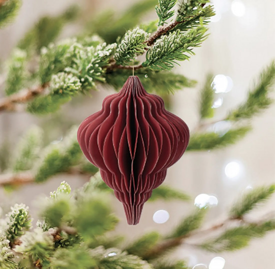 Украшение ёлочное бумажное