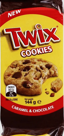 Печенье с карамелью и шоколадом