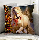 Новогодняя наволочка «Рождественский конь»