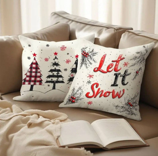 Новогодний набор наволочек «Let It Snow»