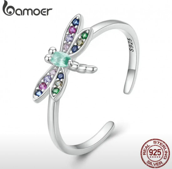 Кольцо из серебра «Стрекоза»