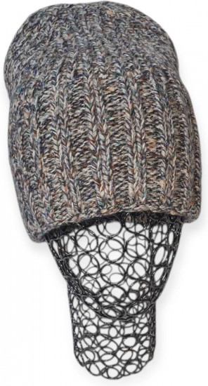 Шапка женская зимняя с мини-пайетками