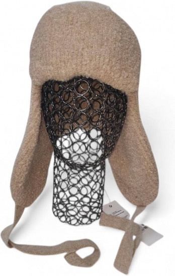 Шапка-ушанка женская зимняя