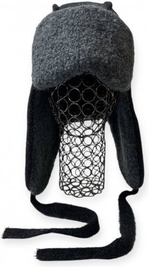 Шапка-ушанка женская зимняя