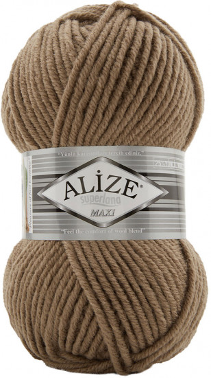 Пряжа для вязания «Superlana maxi», цвет 991 Песочный
