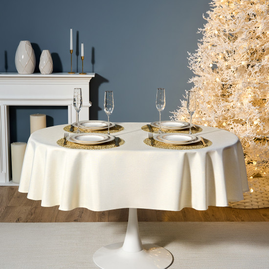 Скатерть овальная «Феерия. Золото»