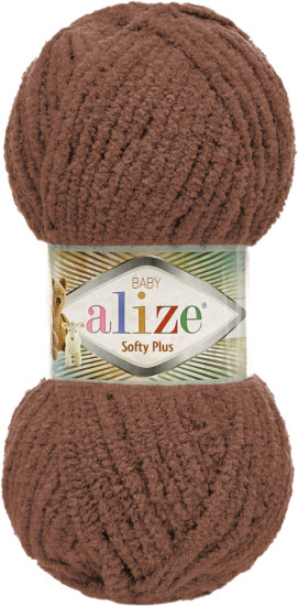 Пряжа для вязания «Softy Plus», цвет 493 Горький шоколад