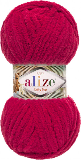 Пряжа для вязания «Softy Plus», цвет 107 Малиновый бархат