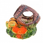 Аквадекор-грот «Дырявые бочонки», 9 х 8 х 8 см