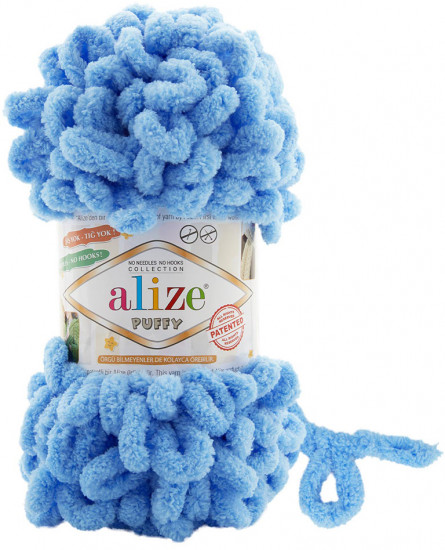 Пряжа для вязания «Puffy», цвет 112 Лазурное небо