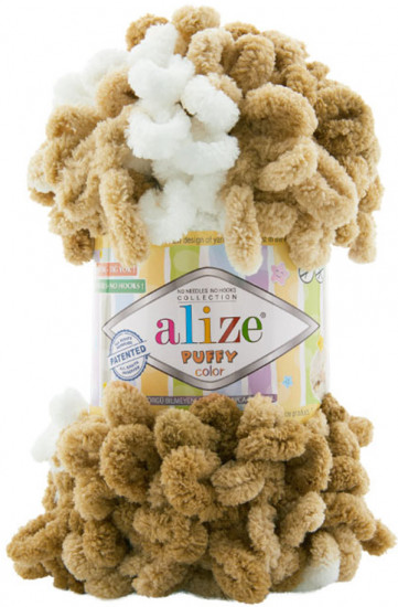Нитки вязальные «Puffy Color», цвет 8054