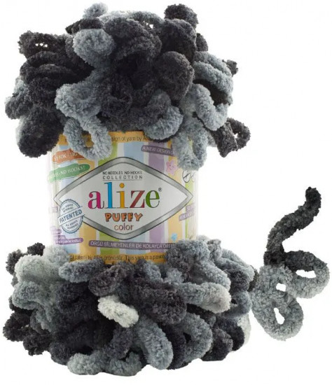Нитки вязальные «Puffy Color», цвет 6532