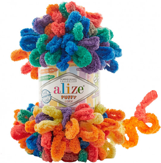 Нитки вязальные «Puffy Color», цвет 6511