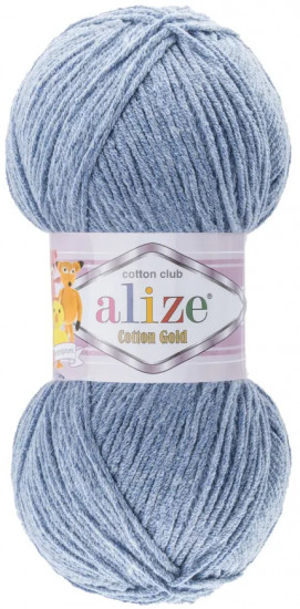 Пряжа для вязания «Cotton gold», цвет 962 Голубой туман