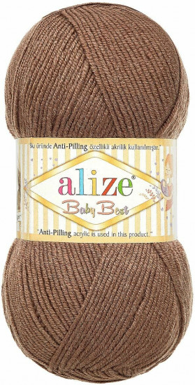 Пряжа для вязания «Best», цвет 534 Светло-коричневый