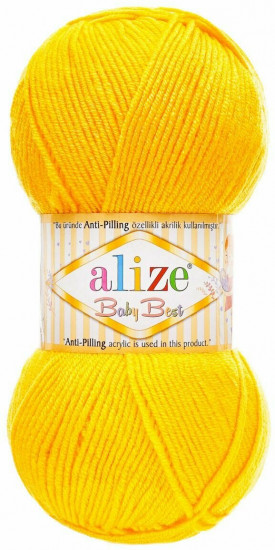 Пряжа для вязания «Best», цвет 216 Темно-желтый