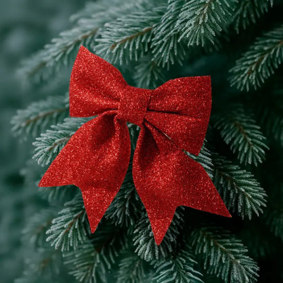 Набор бантиков новогодних