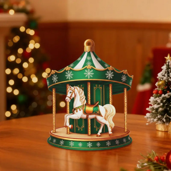 Ёлочная деревянная игрушка «Лошадка»