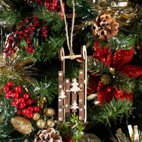 Украшение ёлочное «Сани»