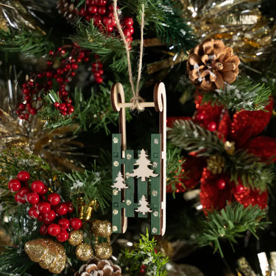 Украшение ёлочное «Сани»