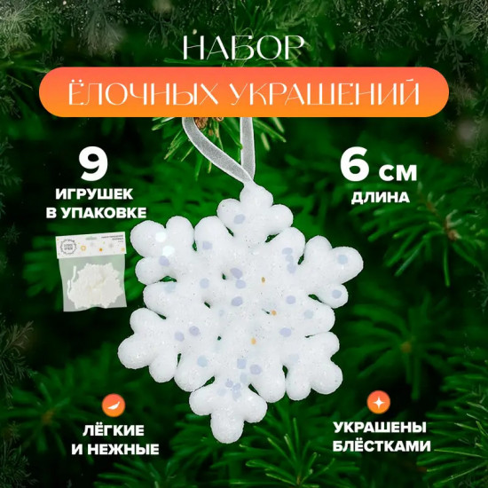 Набор ёлочных украшений