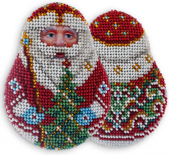 Набор для вышивания бисером «Дед Мороз»