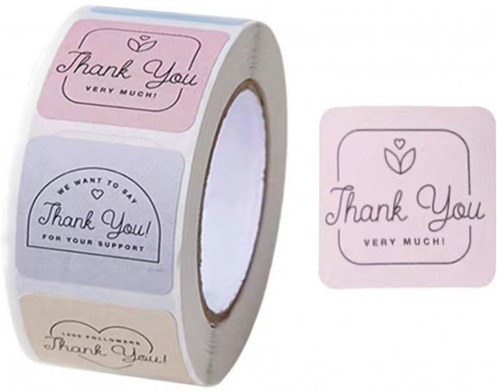 Наклейки «Спасибо»