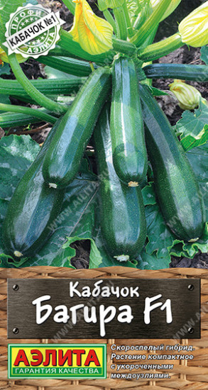 Семена кабачков цуккини «Багира F1»