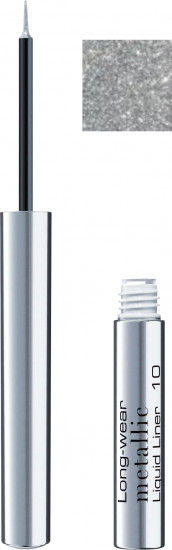 Подводка для век жидкая «Longwear Metallic Liquid Liner», оттенок 10 Metallic Silver