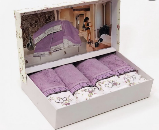 Набор махровых полотенец