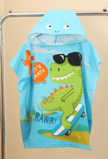 Полотенце-пончо детское