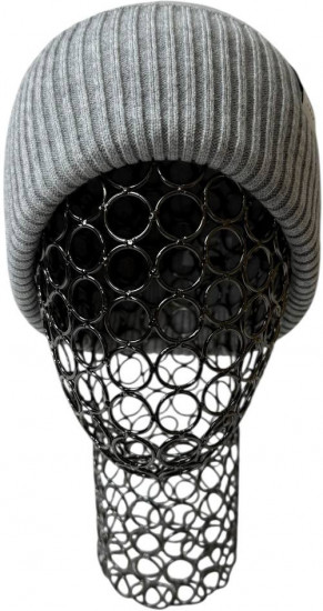 Шапка женская с отворотом