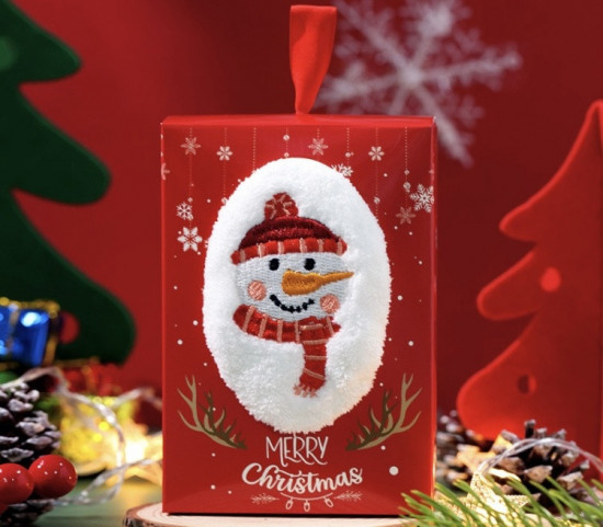 Полотенце новогоднее с крючком