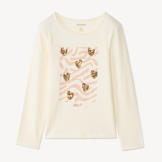 Лонгслив для девочек