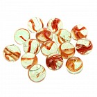 Камень для декора «Шарики с разводами», 15 шт, в ассортименте