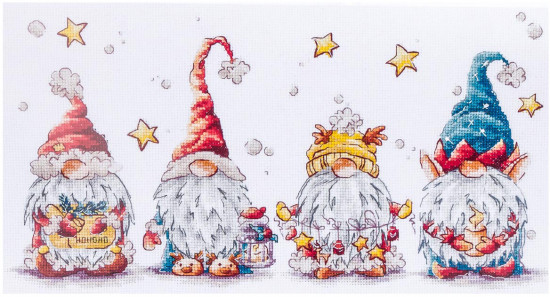 Набор для вышивания «Рождественские гномы»
