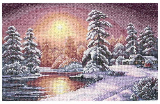 Набор для вышивания «Зимний рассвет»