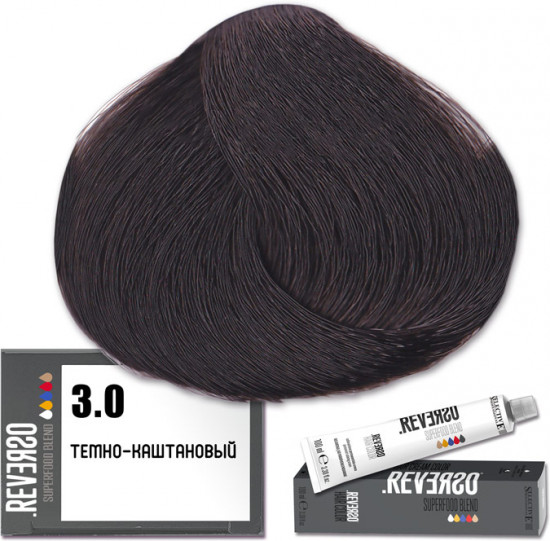 Крем-краска для волос «Reverso Hair Color», оттенок 3.0 Темно-каштановый