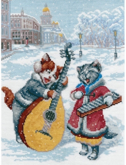 Набор для вышивания «Музыканты на Дворцовой»